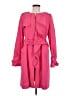 BCBGMAXAZRIA Pink Trenchcoat Size M - photo 1