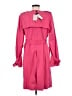 BCBGMAXAZRIA Pink Trenchcoat Size M - photo 2