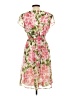Connected Apparel 100% Polyester Floral Pink Casual Dress Size 12 - photo 2