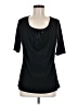 Sushiflower Black Short Sleeve Top Size M - photo 1