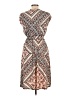 En Focus Studio Print Tan Cocktail Dress Size 12 - photo 2