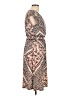 En Focus Studio Print Tan Cocktail Dress Size 12 - photo 4