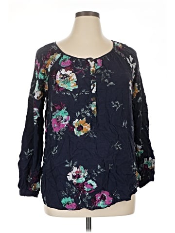 Faded Glory Long Sleeve Blouse (view 1)