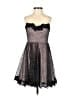 City Triangles 100% Polyester Hearts Black Cocktail Dress Size 1 - photo 1