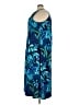 Connected Apparel Tropical Blue Casual Dress Size 24 - photo 5