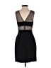 BCBGMAXAZRIA 100% Polyester Argyle Black Cocktail Dress Size 0 - photo 2