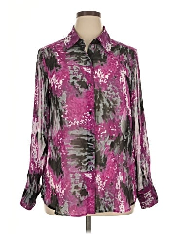 Kasper Long Sleeve Blouse (view 1)