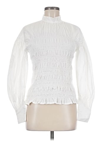 Ganni Long Sleeve Blouse (view 1)