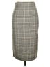 Zara Plaid Gray Formal Skirt Size XL - photo 1