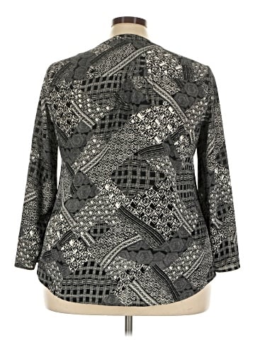 Notations Long Sleeve Blouse (view 2)