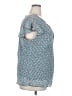 Momentum 100% Polyester Teal Short Sleeve Blouse Size 18 - photo 4