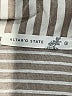 Altar'd State 100% Cotton Stripes Ivory Short Sleeve Blouse Size S - photo 7
