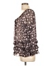Verty Brown 3/4 Sleeve Blouse Size L - photo 5