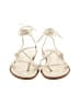 J.Crew 100% Leather Solid Ivory Sandals Size 8 - photo 2