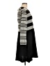 Eliza J Stripes Black Pullover Sweater Size L - photo 4