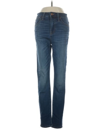 Madewell Curvy High-Rise Skinny Jeans in Danny Wash: TENCEL&trade; Denim Edition (view 1)