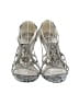 New York Transit Metallic Silver Sandals Size 7 - photo 2