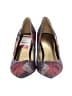 Nine West Floral Red Heels Size 7 - photo 2
