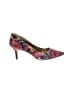 Nine West Floral Red Heels Size 7 - photo 1
