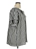 Croft & Barrow Stripes Silver Short Sleeve Blouse Size 1X - photo 4