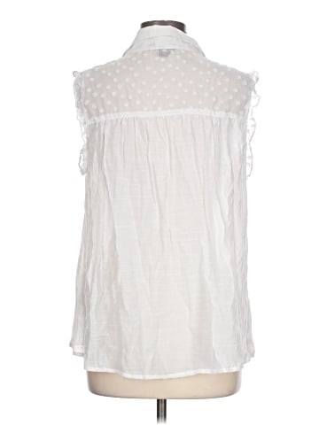 Allie & Rob Sleeveless Button-Down Shirt (view 2)