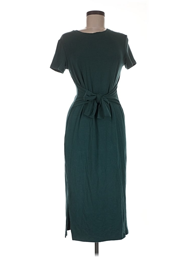 Pre-owned Amour Vert Casual Dress In Teal