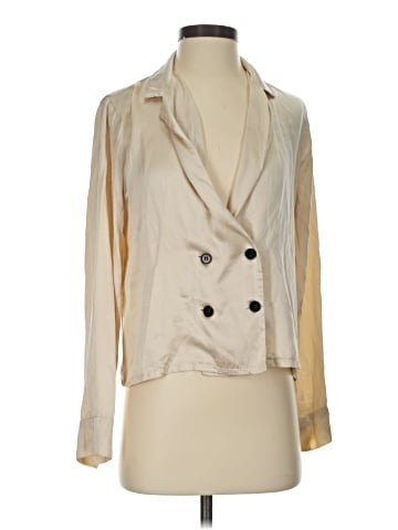 Reformation Long Sleeve Silk Top (view 1)