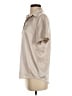 Babaton Metallic Tan Short Sleeve Blouse Size XS - photo 5