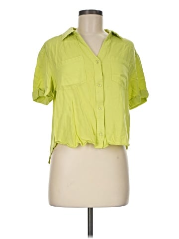 Rose + Olive Short Sleeve Blouse (view 1)
