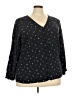 Levi's 100% Viscose Black 3/4 Sleeve Blouse Size 2X - photo 1