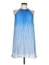 Ramy Brook 100% Polyester Blue Cocktail Dress Size L - photo 1