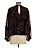Topshop 100% Polyester Black 3/4 Sleeve Blouse Size 4 - photo 2