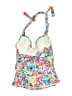 Tommy Bahama Floral Blue Swimsuit Top Size S - photo 2