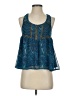 Ecote 100% Polyester Blue Sleeveless Blouse Size XS - photo 1