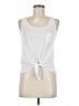 Rebellious. One White Sleeveless Top Size M - photo 1