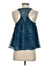 Ecote 100% Polyester Blue Sleeveless Blouse Size XS - photo 2