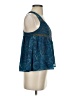 Ecote 100% Polyester Blue Sleeveless Blouse Size XS - photo 4