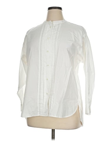 Thomas Mason for J.Crew Long Sleeve Blouse (view 1)