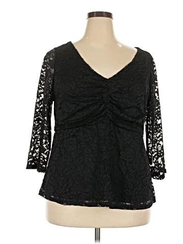 Lane Bryant 3/4 Sleeve Top (view 1)