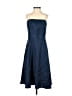 Ann Taylor Solid Blue Green Cocktail Dress Size 4 - photo 1