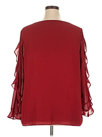 Roz & Ali 3/4 Sleeve Blouse (view 2)