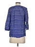 Kenar 100% Rayon Blue 3/4 Sleeve Blouse Size S - photo 2