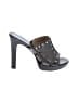 MICHAEL Michael Kors 100% Leather Solid Gray Heels Size 7 1/2 - photo 1