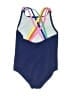 Mini Boden Color Block Blue One Piece Swimsuit Size 4 - 5 - photo 2