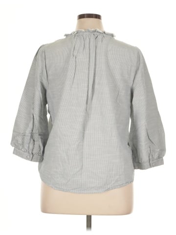 LC Lauren Conrad 3/4 Sleeve Button-Down Shirt (view 2)