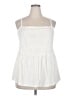 Torrid 100% Cotton Ivory Tank Top Size 2X Plus (2) - photo 1