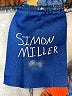 Simon Miller 100% Cotton Argyle Blue Casual Pants Size L - photo 4