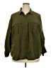 Old Navy Green 3/4 Sleeve Button-Down Shirt Size 2X - photo 1