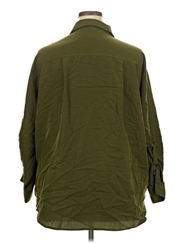 Old Navy 3/4 Sleeve Button-Down Shirt (view 2)