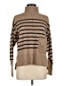 Charlie Stripes Brown Turtleneck Sweater Size M - photo 1